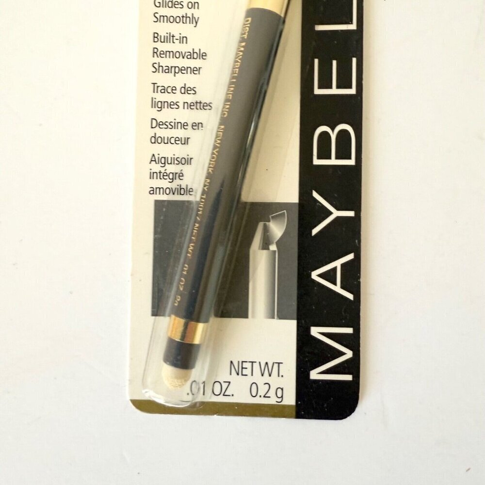 NEW Maybelline Expert Eyes Liner SLATE GRAY 0.01 oz Hypoallergenic Sharpener - Picture 3 of 5